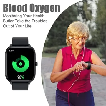 Waterproof Smart Watch for Men Women Fitness Tracker