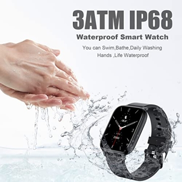 Waterproof Smart Watch for Men Women Fitness Tracker