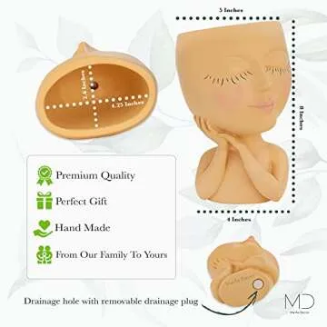 Charming Face Planter - Perfect for Home and Garden