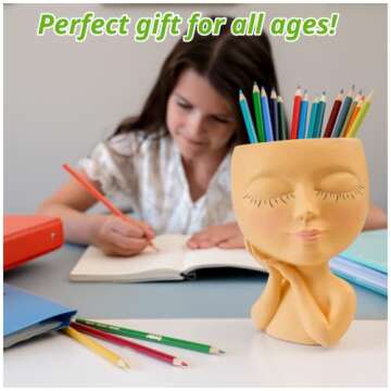 Charming Face Planter - Perfect for Home and Garden