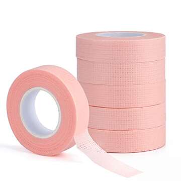 G2PLUS 6 Rolls PE Lash Tape for Extensions and Skin