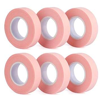 G2PLUS 6 Rolls PE Lash Tape for Extensions and Skin