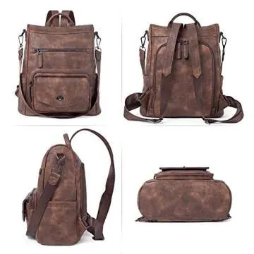 Stylish CLUCI Backpack Purse with Large Capacity and Anti-Theft