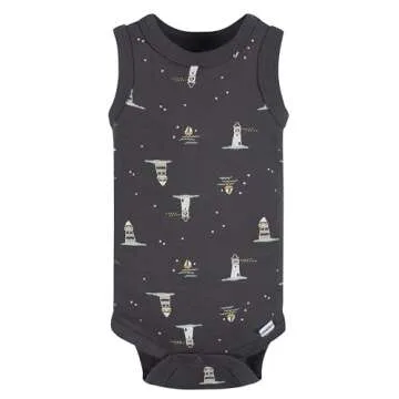 Gerber Multi-Pack Baby Boy's Sleeveless Bodysuits