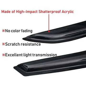 Lightronic Visor Deflector for 2010-2017 Chevrolet Equinox