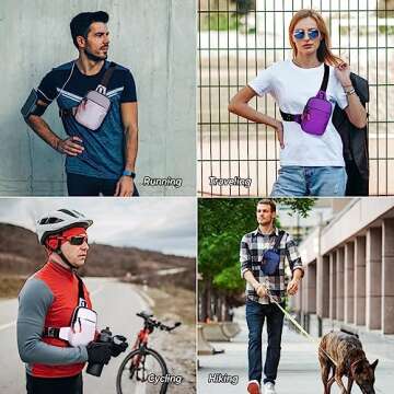 MJNUONE Mini Sling Bag for Travel and Outdoor Use