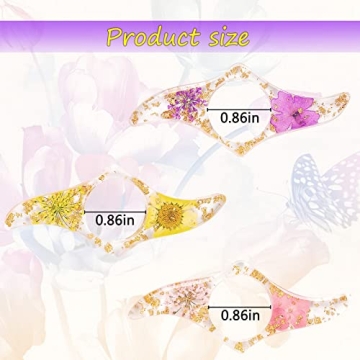 Unique Flower Resin Book Page Holders for Book Lovers