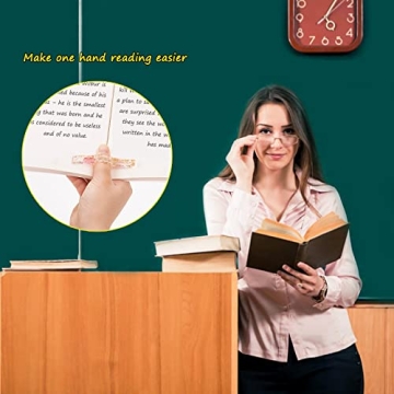 Unique Flower Resin Book Page Holders for Book Lovers