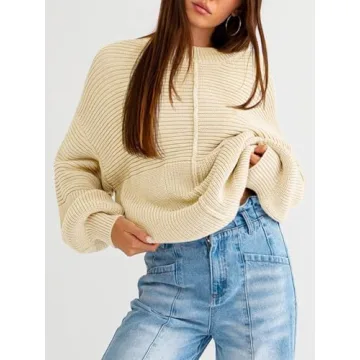 Langwyqu Women’s Cozy Oversized Fall Sweater