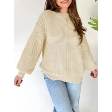 Langwyqu Women’s Cozy Oversized Fall Sweater
