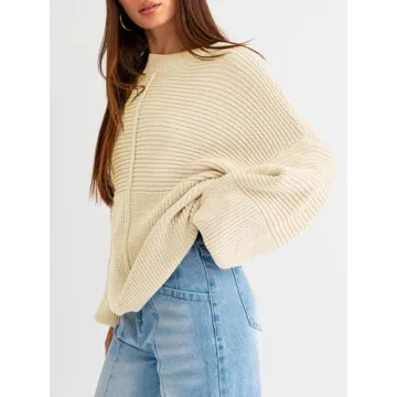 Langwyqu Women’s Cozy Oversized Fall Sweater