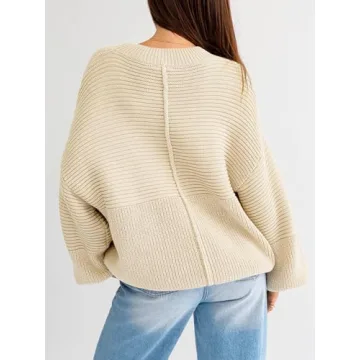 Langwyqu Women’s Cozy Oversized Fall Sweater