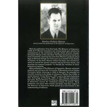 Behavior of Organisms (Official B. F. Skinner Foundation Reprint Series / paperback edition)