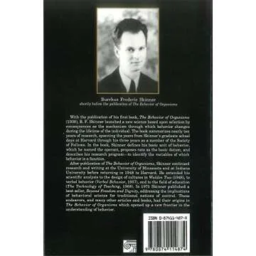Behavior of Organisms (Official B. F. Skinner Foundation Reprint Series / paperback edition)