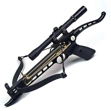 Powerful Pistol Crossbow with Scope and 39 Arrows