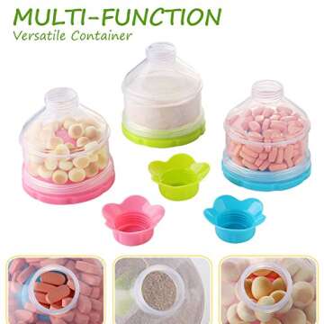 Accmor Baby Formula Dispenser for Convenient Travel Feeding