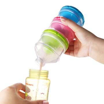 Accmor Baby Formula Dispenser for Convenient Travel Feeding
