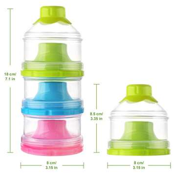 Accmor Baby Formula Dispenser for Convenient Travel Feeding