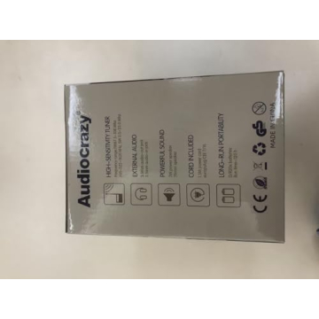 Multi-Band Portable Radio with Precise Tuning and AUX