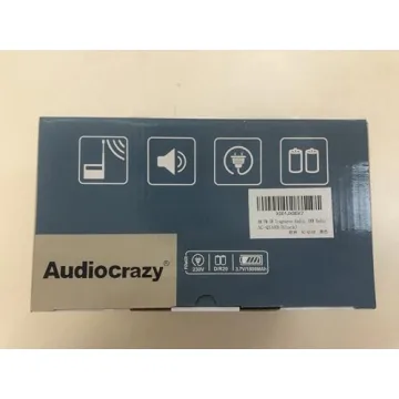 Multi-Band Portable Radio with Precise Tuning and AUX