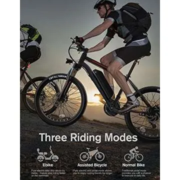 TotGuard 26'' Electric Bike with 500W Motor