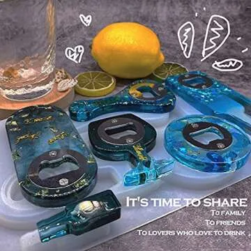 IHUIXINHE Bottle Opener Silicone Mold Kit for DIY Creators