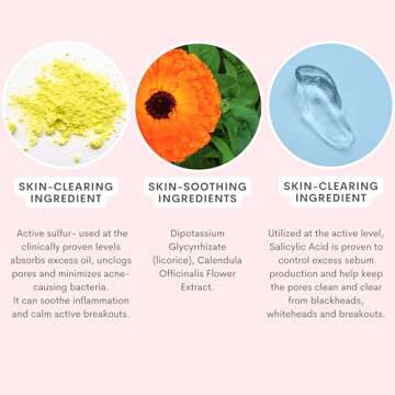 Serious Skincare Dry Lo Overnight Acne Spot Treatment for Face - Blemish Drying Lotion with Sulfur & Salicylic Acid - Helps Clear Skin and Prevent Break Outs - Clogged Pores - Blackheads - 1 oz.