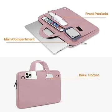 MOSISO Laptop Shoulder Bag Compatible with MacBook Pro 16 inch 2023-2019 M3 A2991 M2 A2780 M1 A2485 ...