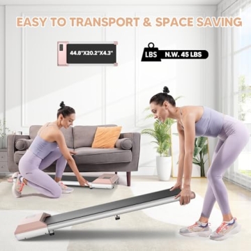 Lacuffy Walking Pad for Home Office Use with Low Noise