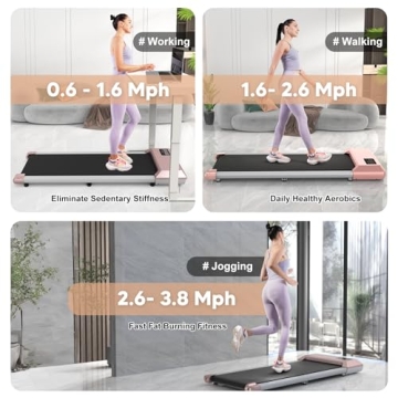 Lacuffy Walking Pad for Home Office Use with Low Noise