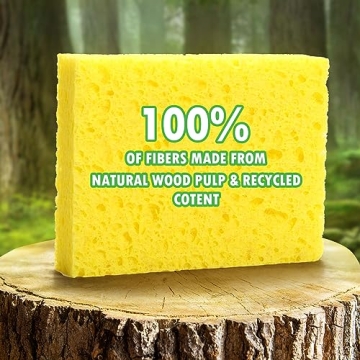 Vilphel Biodegradable Super Absorbent Kitchen Sponges Pack
