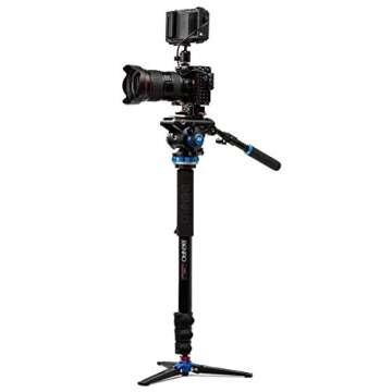 Benro A48FD Classic Aluminum Monopod with Fluid Head