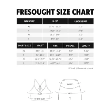 FRESOUGHT Women's V Neck Adjustable Workout Set for Fitness