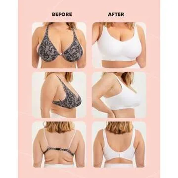 SHAPERMINT Bras for Women - Bras for Women no Underwire, Bralettes for Women Plus Size, Wireless Push up Bra
