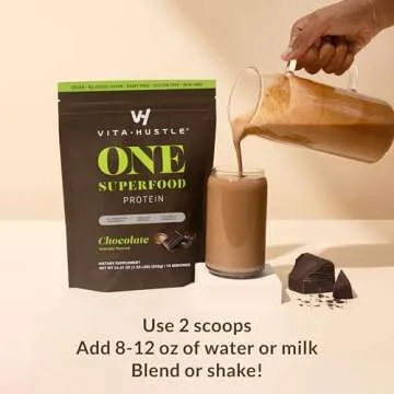 VitaHustle ONE Protein Powder - Vegan and Nutrient-Rich