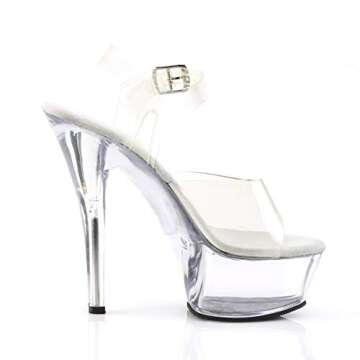 Pleaser Kiss-208 Stylish Ankle-Strap Sandal for Women