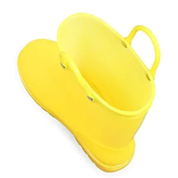 Kids Waterproof Rain Boots with Easy-on Handles by K KomForme