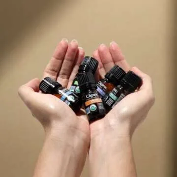 Cliganic Organic Lemon Essential Oil for Aromatherapy & Cleaning