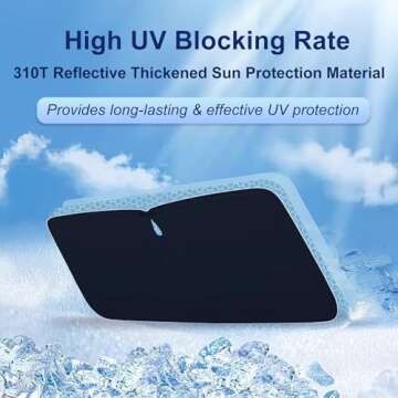Toyota Camry Windshield Sun Shade - Heat Protection