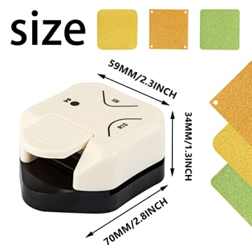 QIQQIKIN 3-in-1 Corner Rounder Punch for Crafters and More