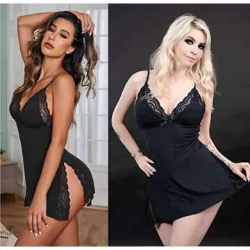 Avidlove Women Sexy Chemise Nightgown Soft Sleepwear