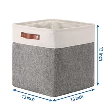Stylish 13 Inch Storage Cubes Baskets for Easy Organization