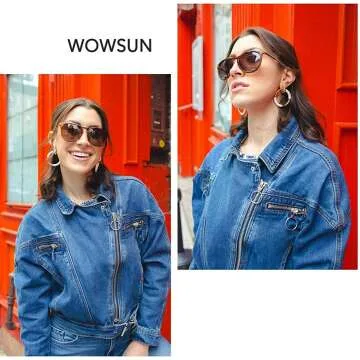 Vintage Round Polarized Sunglasses for Women