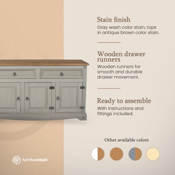 Furniture Dash Sideboard - Stylish & Sustainable Storage Solution