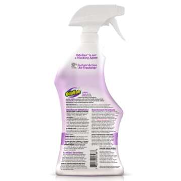 OdoBan Ready-to-Use Disinfectant and Odor Eliminator Set of 2, 32 oz Each, Lavender Scent