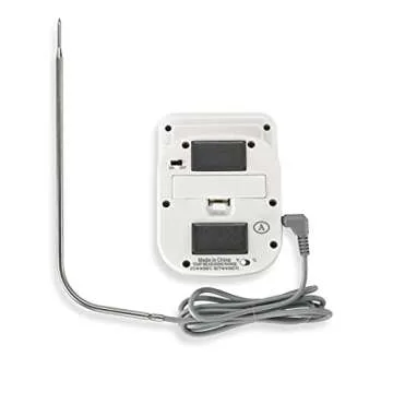 Polder Digital In-Oven Thermometer/Timer, White