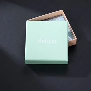 Reffeer Sterling Silver Heart Drop Earrings for Women