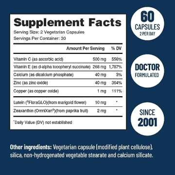 AREDS 2 Select Eye Vitamins for Optimal Eye Health