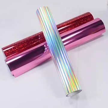 TECKWRAP Holographic Heat Transfer Vinyl for Custom Apparel