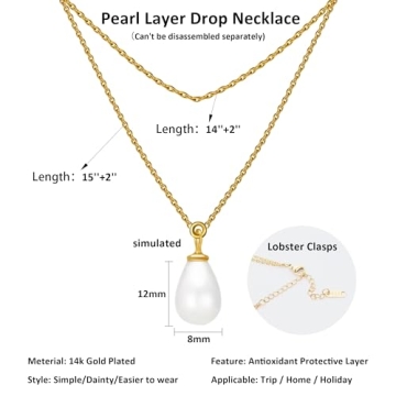 Trinckle Layered Pearl Necklace for Every Occasion